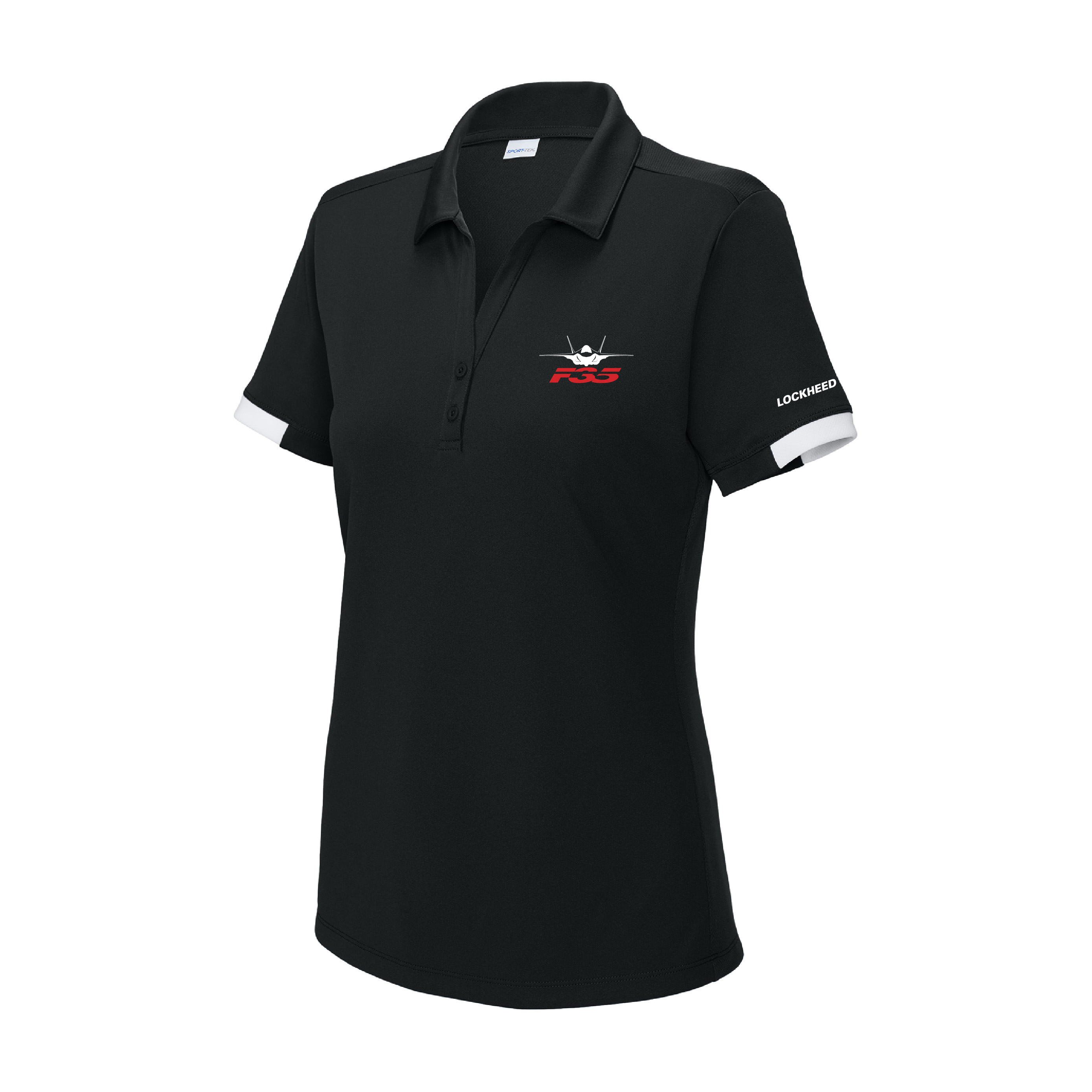 Sport-Tek Womens Club Colorblock Polo