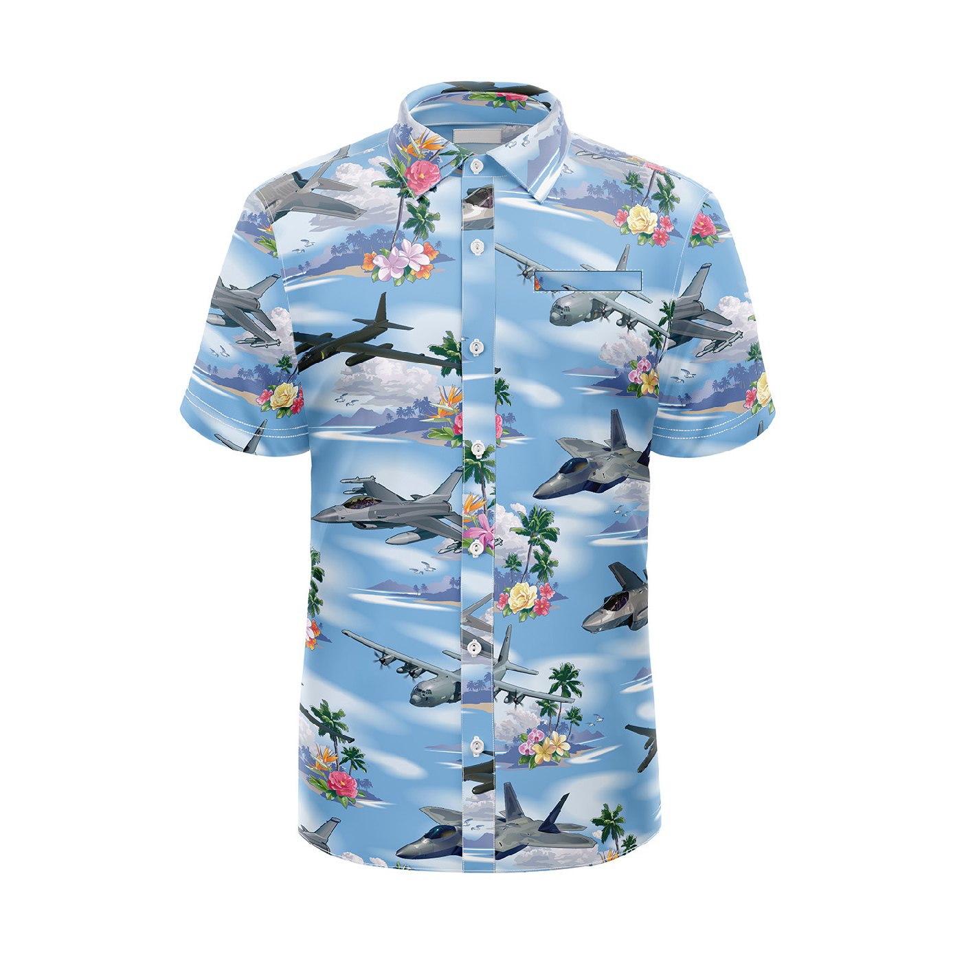 F-35 | Men's Hawaiian Shirt | LM330028-F35