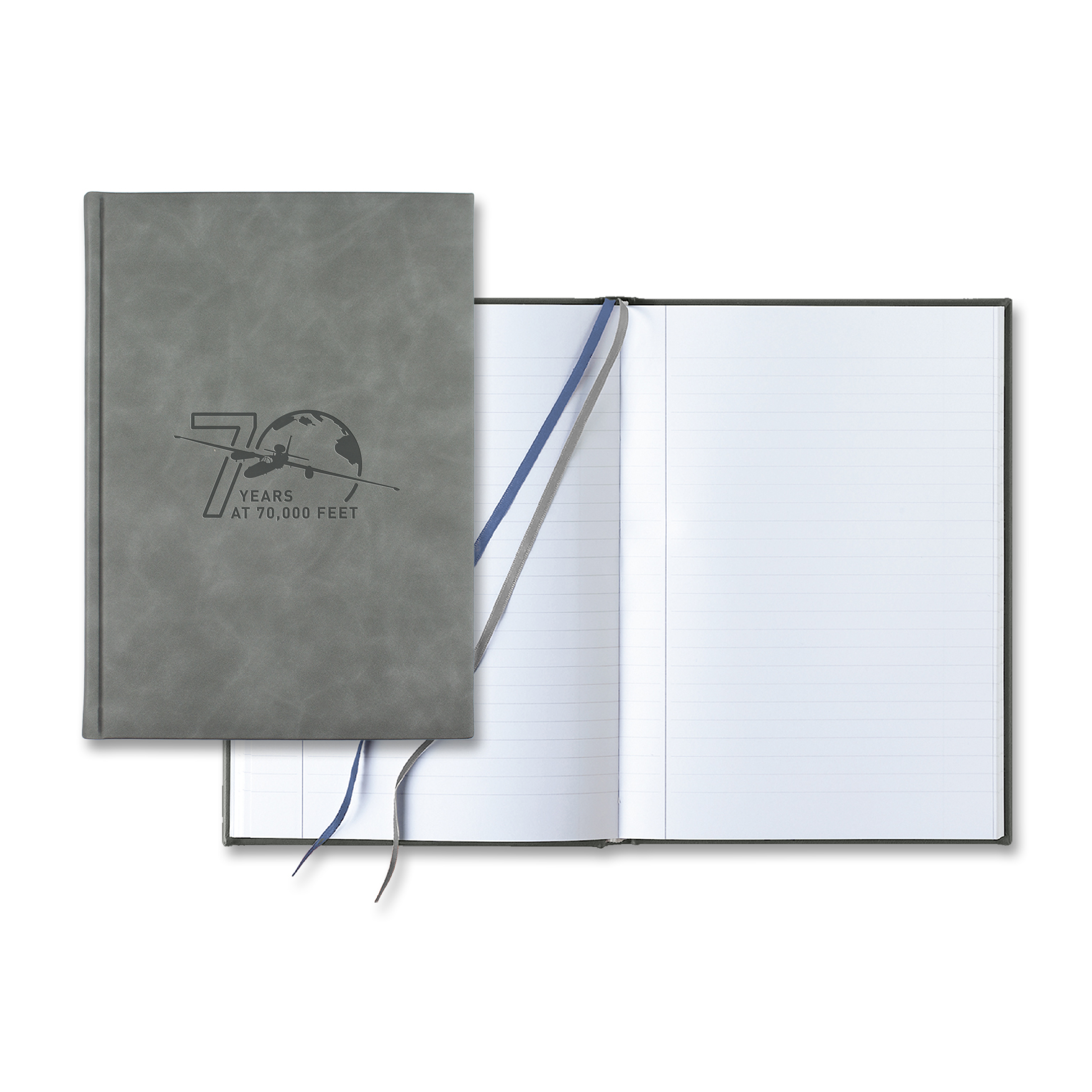 U-2 70th Anniversary Castelli Chia Grande Lined White Page Journal