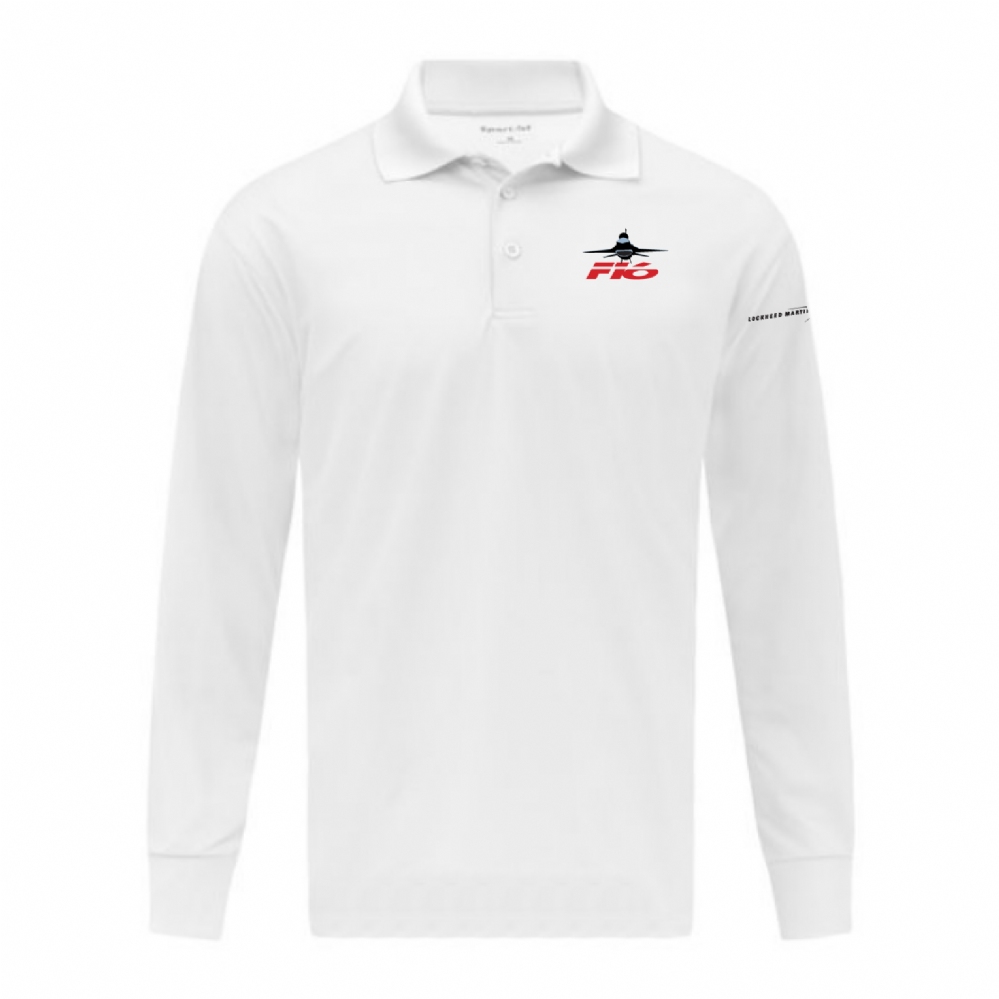 F-16 | F-16 Long Sleeve Micropique Sport-Wick Polo