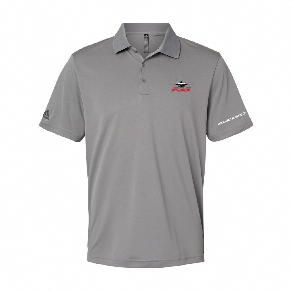 Men's Polos | F-35 Adidas Performance Sport Shirt | LM090025-F35
