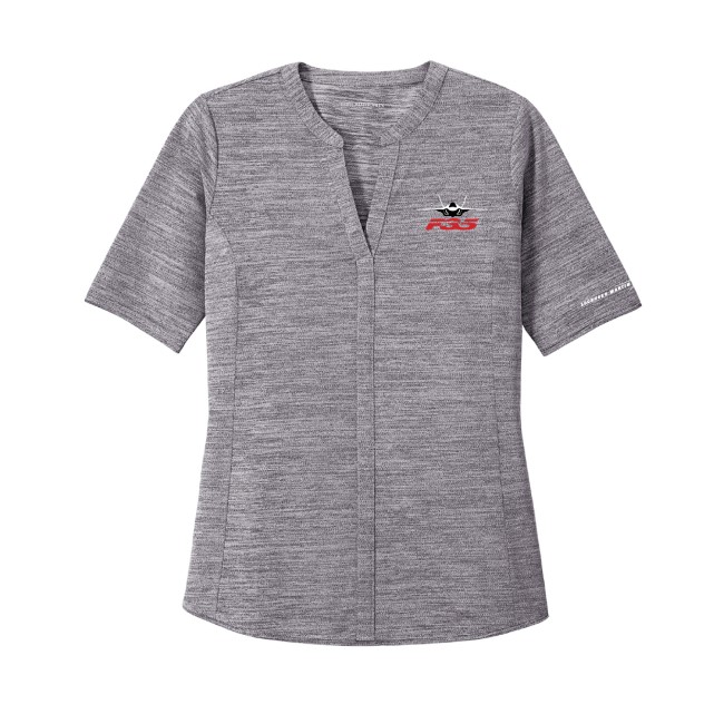 Women's Stretch Heather Open Neck Top #11