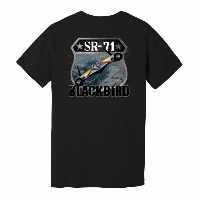 SR-71 | SR-71 Shield Black Tee | LM050006-SR71