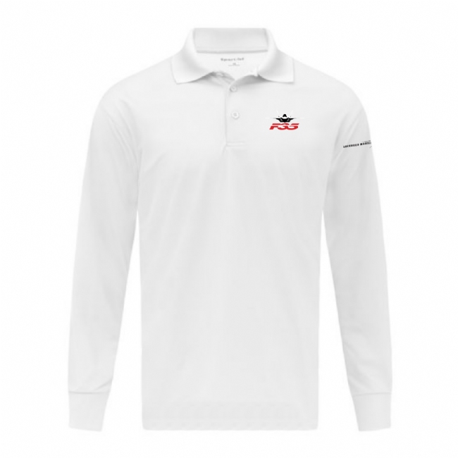 F-35 Long Sleeve Micropique Sport-Wick Polo