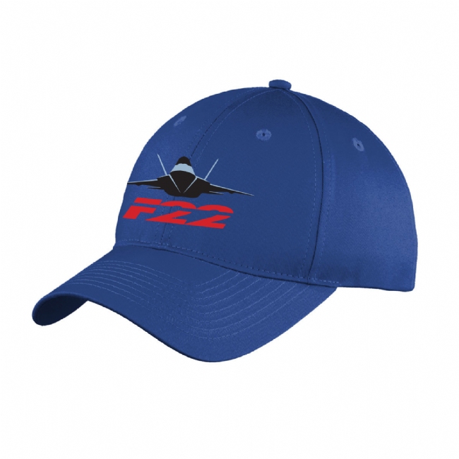 F-22 Six Panel Unstructured Youth Cap
