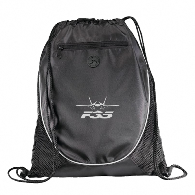 F-35 Peek Drawstring Backpack