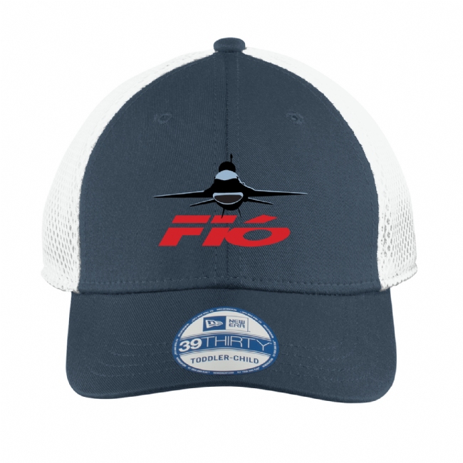 F-16 New Era Youth Stretch Mesh Cap