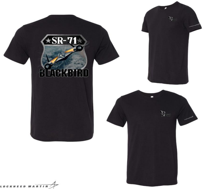 SR-71 Shield Black Tee