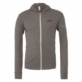 C-130J Unisex Triblend Lightweight Full Zip Hoodie