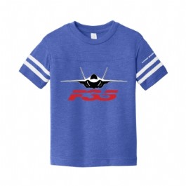 F-35 Youth Toddler Football Fine Jersey Tee
