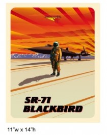 SR-71 Blackbird Poster (11x14)