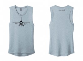 F-16 Next Level Womens Festival Muscle Tank